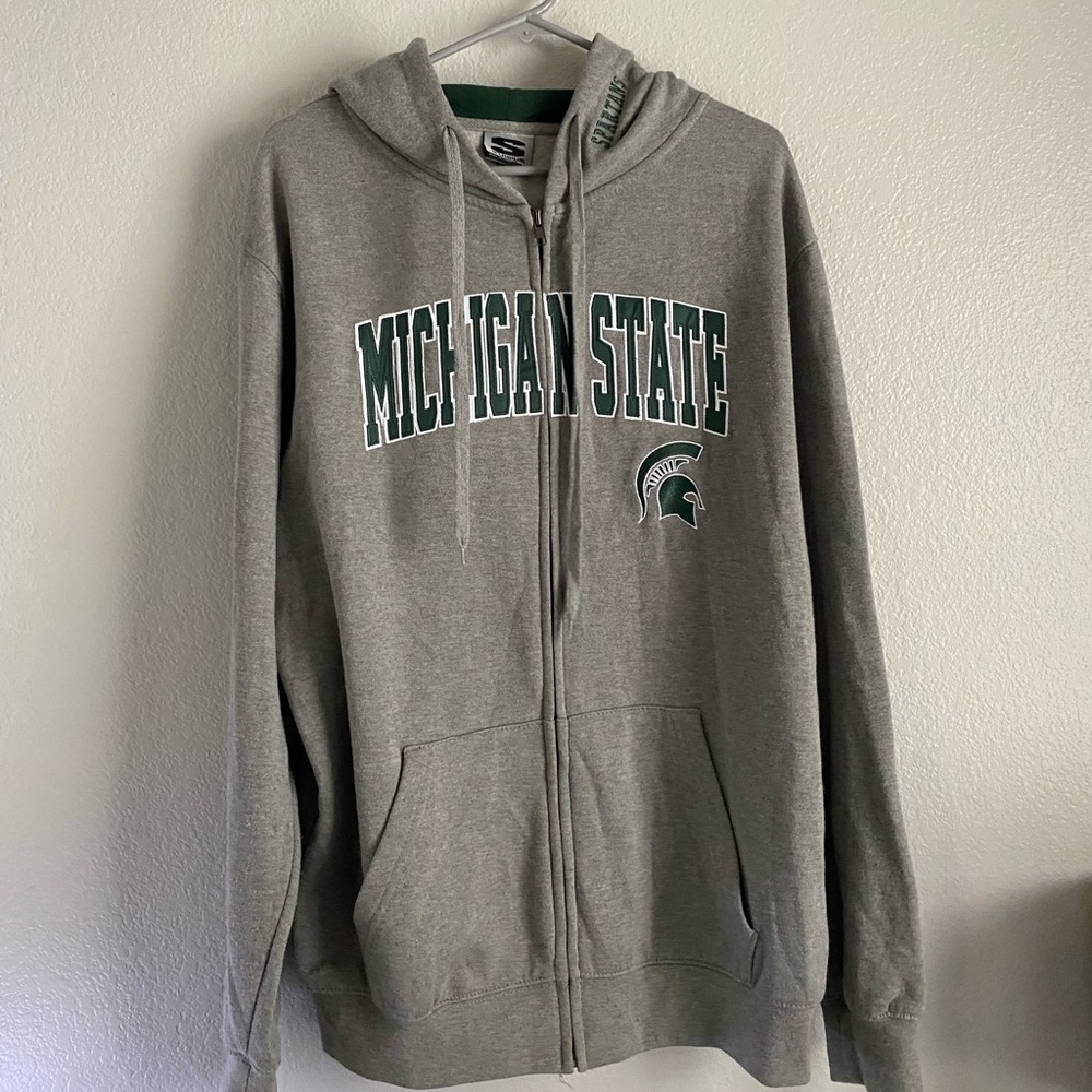 MSU Zip-up Hoodie